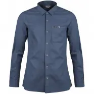Lundhags Ekren Solid Shirt Mid Blue Str Skjorte - Lundhags Shirt  - 7045952591711