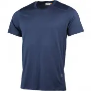 Lundhags Gimmer Merino Tee Deep Blue Str Shirt - Lundhags Shirt  - 7318731842992