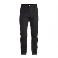 Sort Lundhags Makke High Waist Curved Pant Black Str Bukser - Lundhags Jeans  - 7045952815435