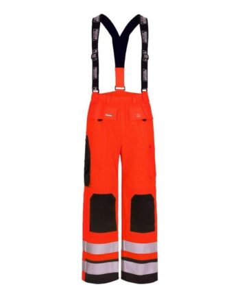 Lyngsøe Brandhæmmende Regnbukser Lr6022 Vis Red Navy Regntøj Bukser 1149 - Jeans  - 5708217503011