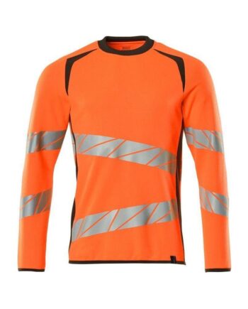 Mascot Accel Safe Sweatee Shirt Moderne Pasform 19084 781 Vis Orange Mørk Antracit Sweatee Shirt Discount Fjernlager - Mascot Shirt  - 5711074875054