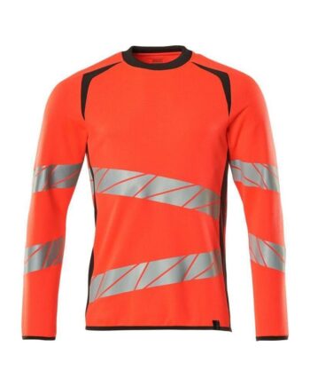Mascot Accel Safe Sweatee Shirt Moderne Pasform 19084 781 Vis Rød Mørk Antracit Sweatee Shirt Discount Fjernlager - Mascot Shirt  - 5711074805174