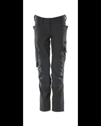 Mascot Accelerate Bukser Med Knælommer 18088 511 Dame Mørk Marine - Mascot Jeans  - 5711074728688