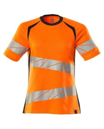 Mascot Accelerate Safe 19092 771 Shirt Til Kvinder Klasse Vis Orange Mørk Marine Shirts Dame 13758 Upf - Mascot Shirt  - 5711074802579