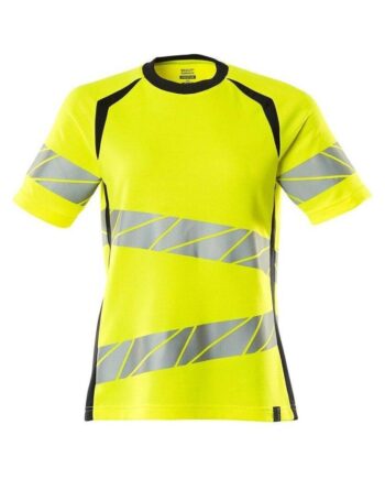 Mascot Accelerate Safe 19092 771 Shirt Til Kvinder Klasse Vis Gul Mørk Marine Shirts Dame 13758 Upf - Mascot Shirt  - 5711074803804
