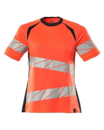 Mascot Accelerate Safe 19092 771 Shirt Til Kvinder Klasse Vis Rød Mørk Marine Shirts Dame 13758 Upf - Mascot Shirt  - 5711074804108