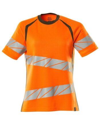 Grøn Mascot Accelerate Safe 19092 771 Shirt Til Kvinder Klasse Vis Orange Mos Shirts Dame 13758 Upf - Mascot Shirt  - 5711074804009