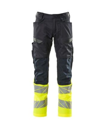 Mascot Accelerate Safe Bukser Med Knælommer Stretch Zoner 19679 236 Mørk Marine Vis Gul Klasse Mørk Marine Vis Gul 82c44 Bukser Beklædning Discount - Mascot Jeans  - 5711074836130