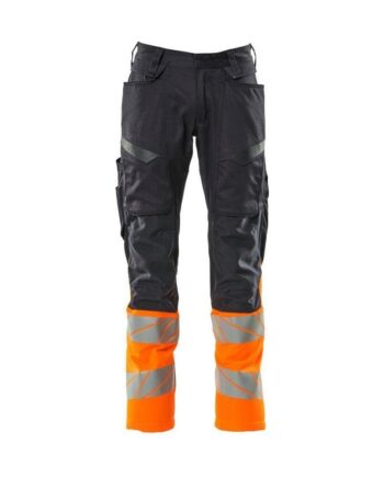 Mascot Accelerate Safe Bukser Med Knælommer Stretch Zoner 19679 236 Mørk Marine Vis Orange Klasse Mørk Marine Vis Orange 82c44 Bukser Beklædning Discount - Mascot Jeans  - 5711074835331