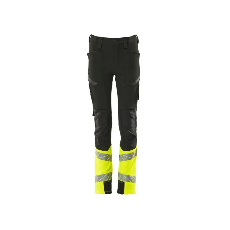 Mascot Accelerate Safe Bukser Til Børn 19979 311 Børn Sort Vis Gul - Mascot Jeans - 5711074887514