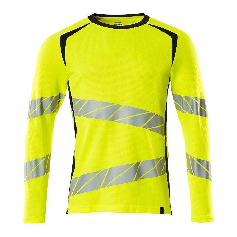 Mascot Accelerate Safe Shirt Langærmet Moderne Pasform 19081 771 Klasse Vis Gul Mørk Marine Shirts Discount Iso 20471 Klasse - Mascot Shirt  - 5711074813438