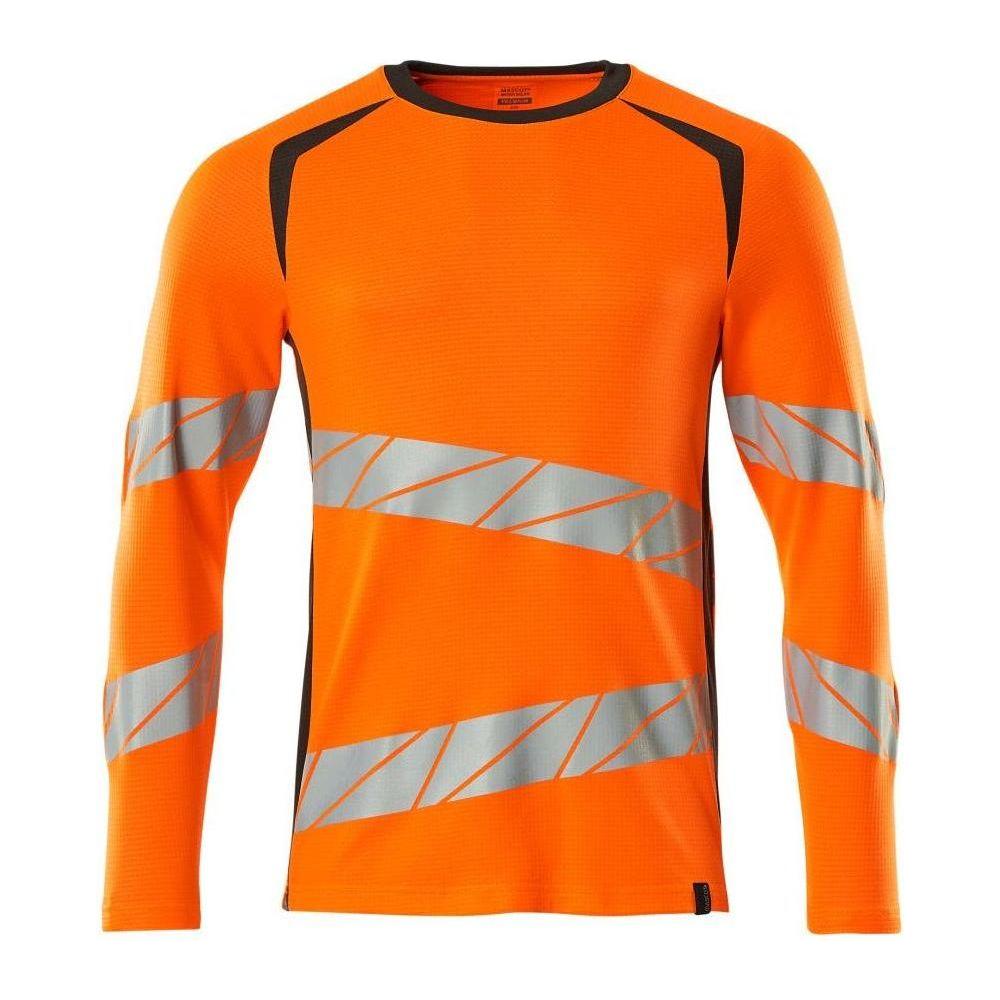 Mascot Accelerate Safe Shirt Langærmet Moderne Pasform 19081 771 Klasse Vis Orange Mørk Antracit Shirts Discount Iso 20471 Klasse - Mascot Shirt - 5711074878017