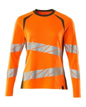 Grøn Mascot Accelerate Safe Shirt Til Kvinder Langærmet 19091 771 Klasse Vis Orange Mos Shirts Dame 13758 Upf - Mascot Shirt  - 5711074803477