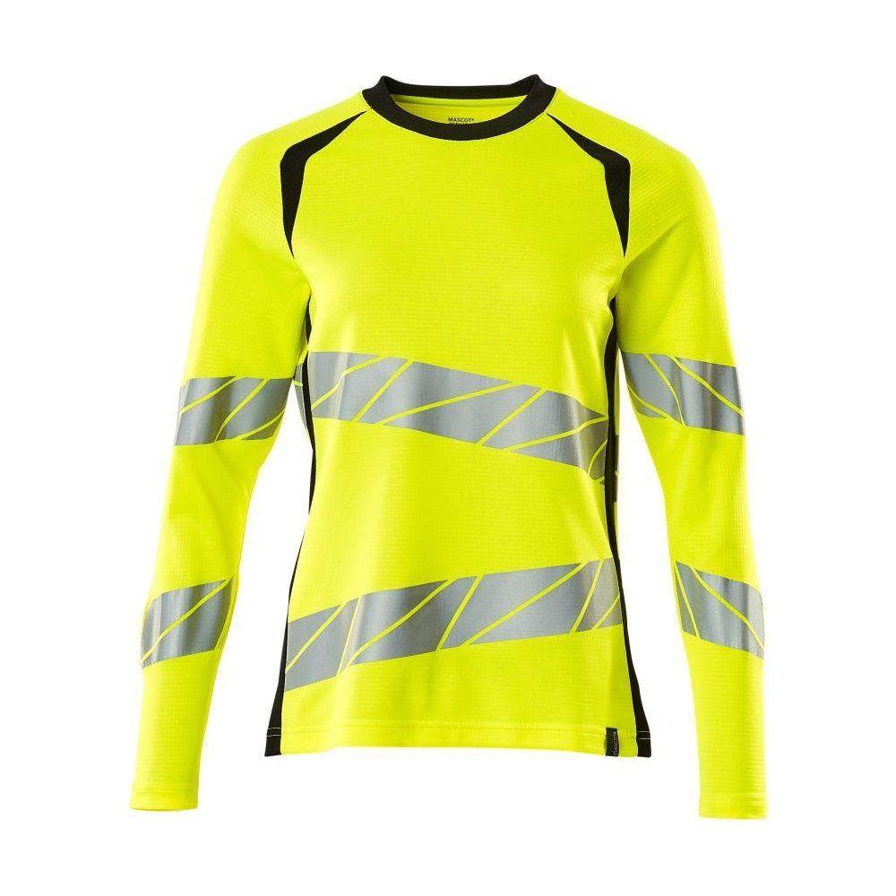 Sort Mascot Accelerate Safe Shirt Til Kvinder Langærmet 19091 771 Klasse Vis Gul Shirts Dame 13758 Upf - Mascot Shirt - 5711074803279