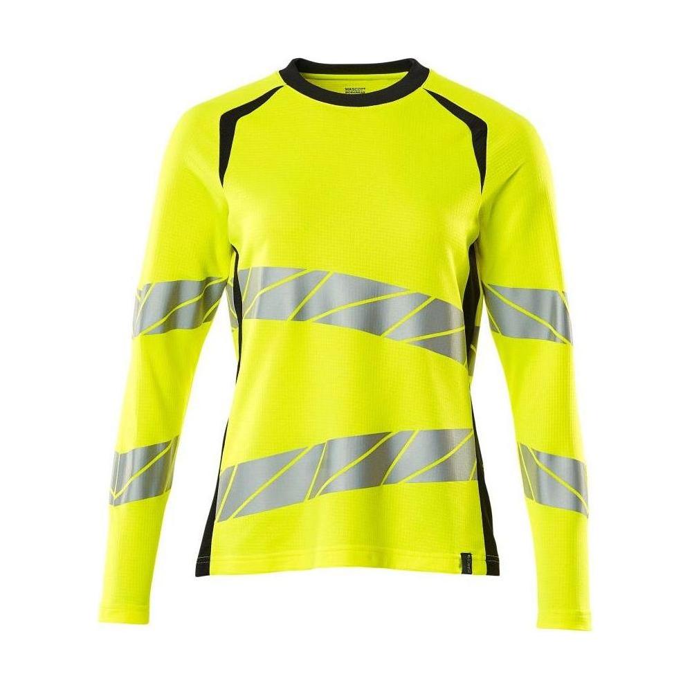 Mascot Accelerate Safe Shirt Til Kvinder Langærmet 19091 771 Klasse Vis Gul Mørk Marine Shirts Dame 13758 Upf - Mascot Shirt - 5711074803170