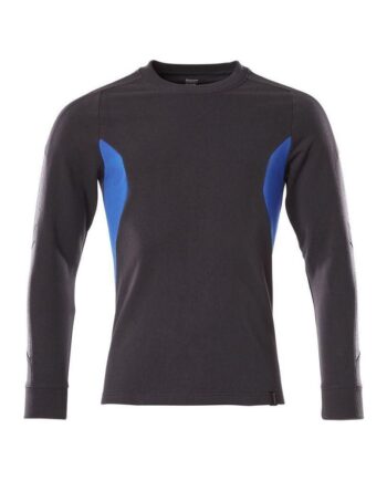 Mascot Accelerate Sweatee Shirt Moderne Pasform 18384 962 Mørk Marine Azurblå Sweatee Shirt Herre Moderne Pasform - Mascot Shirt  - 5711074752348