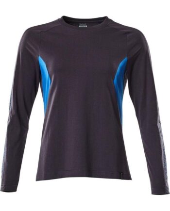 Mascot Accelerate Shirt Til Kvinder Langærmet 18391 959 Mørk Marine Azurblå Shirts Discount Langærmet - Mascot Shirt  - 5711074753116