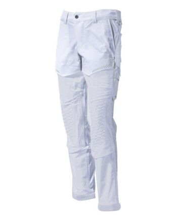 Hvid Mascot Customized Arbejdsbukser Med Knælommer 22079 605 82c42 Bukser Baglomme Bukser - Mascot Jeans  - 5715411014441