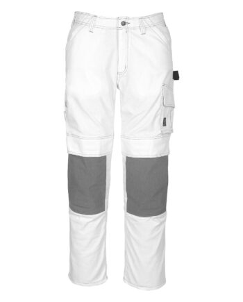 Hvid Mascot Hardwear Lerida Arbejdsbukser 05079 010 82c42 Bukser Baglomme Buks - Mascot Jeans  - 5707209413406
