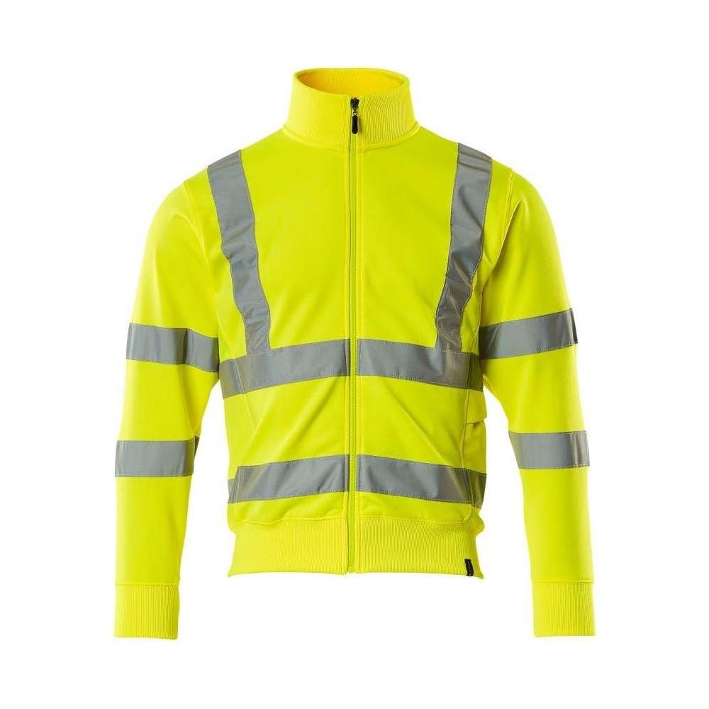 Mascot Safe Classic Maringa Sweatee Shirt Med Lynlås 50115 950 Vis Gul Sweatee Shirt Iso 20471 Klasse Vis - Mascot Shirt - 5711074178742
