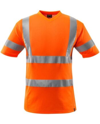 Mascot Safe Classic Shirt Hals Shirt 18282 995 Vis Orange Shirts 13758 Upf Herre - Mascot Shirt  - 5711074632879