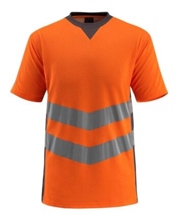 Mascot Safe Supreme Sandwell Shirt 50127 933 Vis Orange Mørk Antracit Shirts Iso 20471 Klasse Vis - Mascot Shirt  - 5711074317653