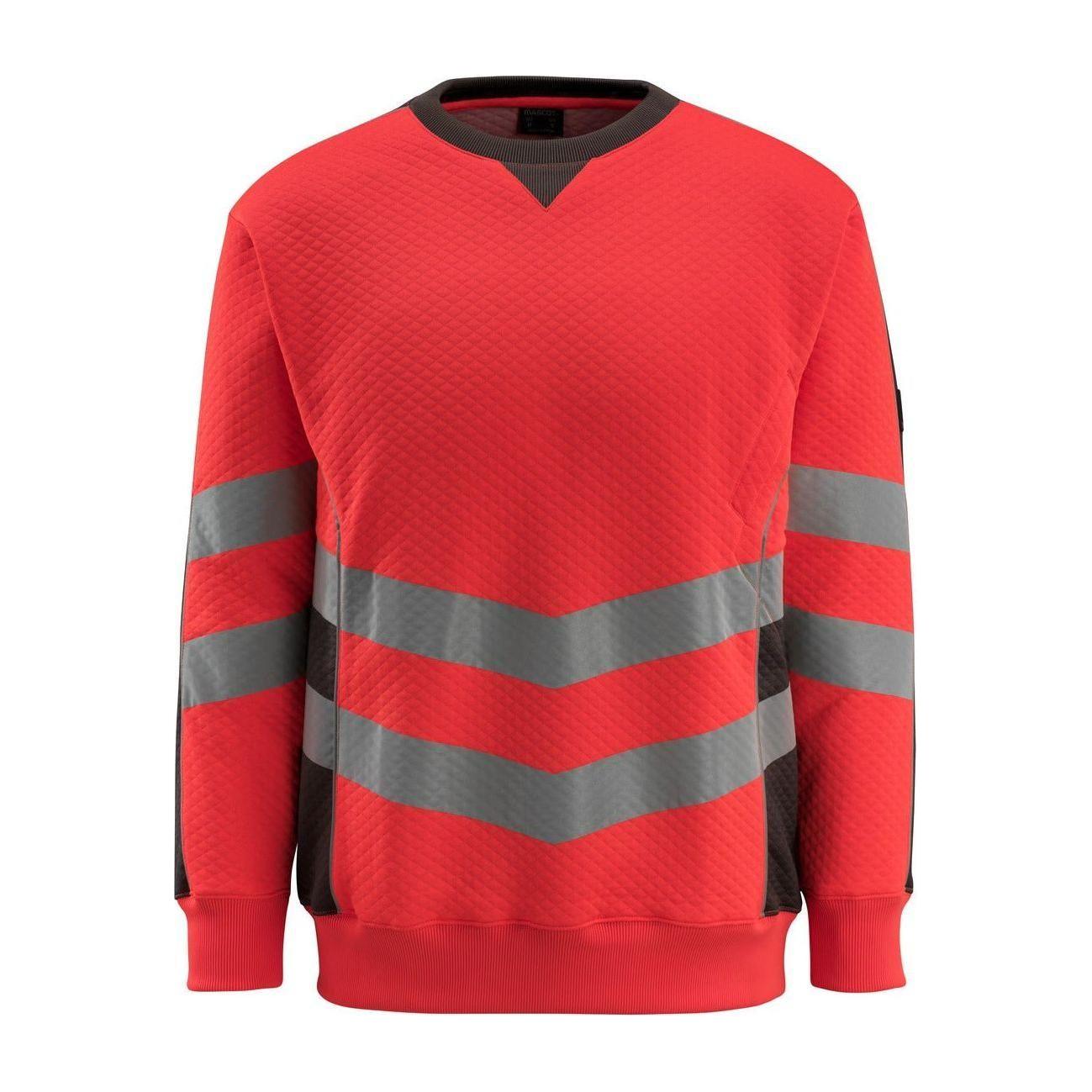 Mascot Safe Supreme Wigton Sweatee Shirt 50126 932 Vis Rød Mørk Antracit Sweatee Shirt Herre Mascot - Mascot Shirt - 5711074317332