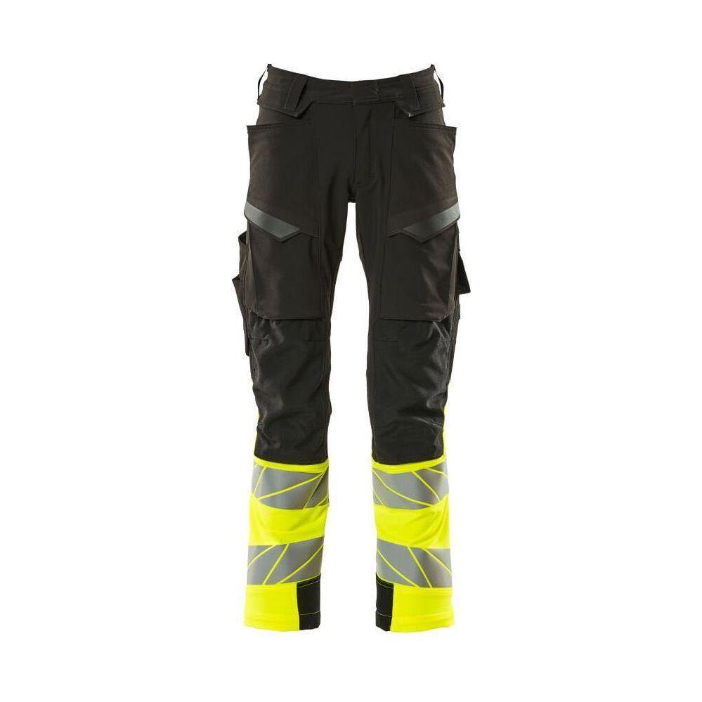 Mascotaccelerate Safe Bukser Knælommer Full Stretch 19179 511 0917 Sort Vis Gul Sort Vis Gul Sort Vis Gul 82c44 Bukser Baglomme Bukser - Mascot Jeans - 5711074799619