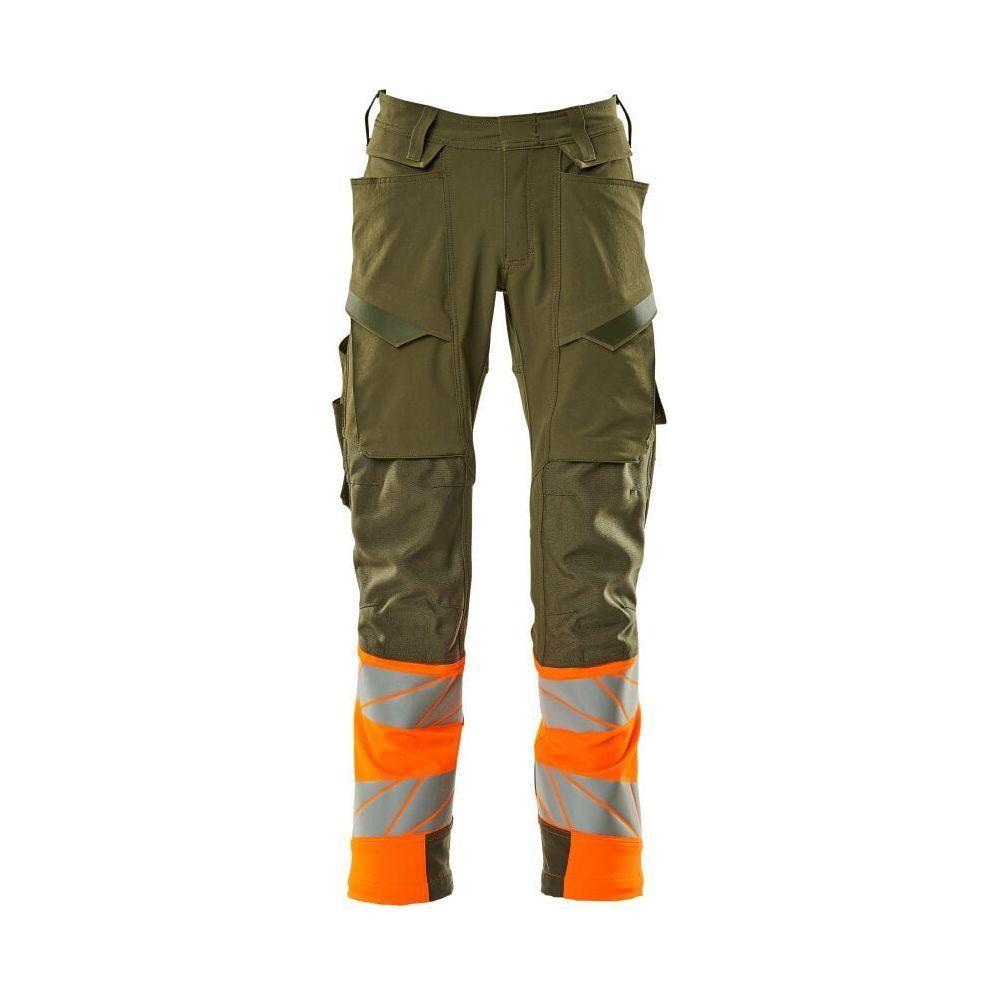 Grøn Mascotaccelerate Safe Bukser Knælommer Full Stretch 19179 511 3314 Mos Orange Mos Orange 82c44 Bukser Baglomme Bukser - Mascot Jeans - 5711074800810