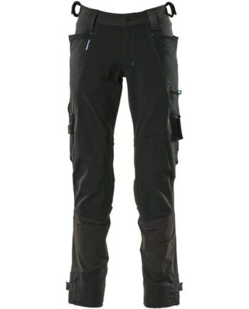 Sort Mascotadvanced Arbejdsbukser Med Knælommer 17079 311 82c42 Bukser Baglomme Bukser - Mascot Jeans  - 5711074546831