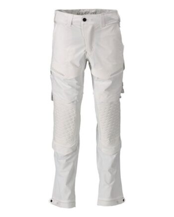 Hvid Mascotcustomized Arbejdsbukser Knælommer Stretch 22279 605 82c42 Bukser Baglomme Bukser - Mascot Jeans  - 5715411009942