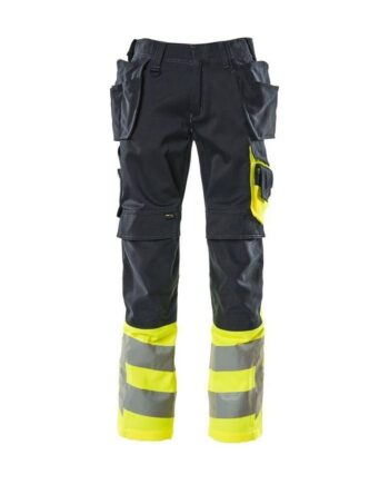 Mascotsafe Supreme Bukser Hængelommer 17531 860 01017 Mørk Marine Vis Gul 82c44 Bukser Beklædning Discount - Mascot Jeans  - 5711074542123