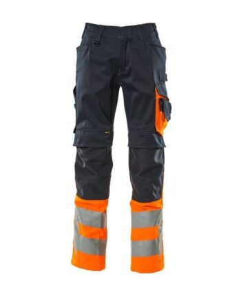Mascotsafe Supreme Leeds Buks 15679 860 01014 Mørk Marine Vis Orange 82c44 Bukser Beklædning Discount - Mascot Jeans  - 5711074291649