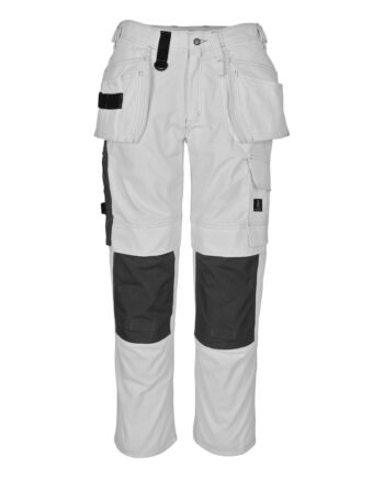 Hvid Masscot Hardwear Ronda Håndværkerbukser 08131 010 82c42 Bukser Bukser Ergonomisk Pasform - Mascot Jeans  - 5707209660169