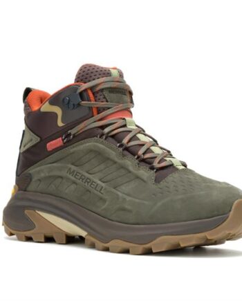 Merrell Mens Moab Speed Ltr Mid Olive - Merrell SkoSneaksers  - 195020347133