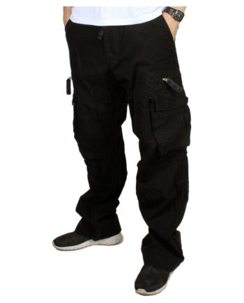 Sort Molecule Ankle Busters Cargobukser - Molecule Jeans  - 5740032902396
