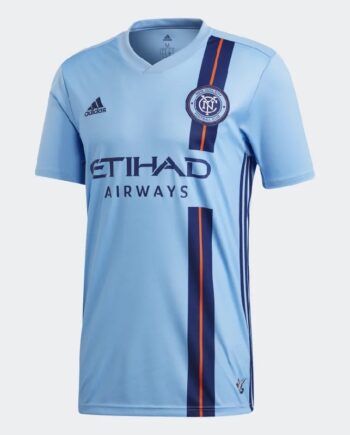 Lyseblå 2019 New York City Adidas Home Football Shirt - Adidas Shirt  - 4060515180334