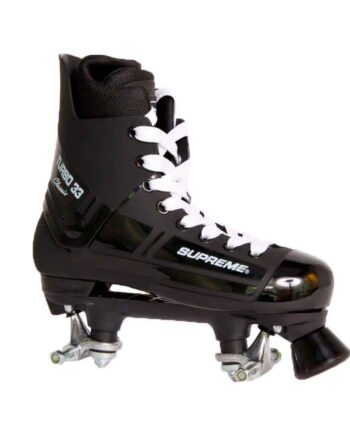 Sort Supreme Turbo Nylon Side Side Rulleskøjte Kun Støvle Understel - Supreme Rollers SkoSneaksers  - 5711697000840