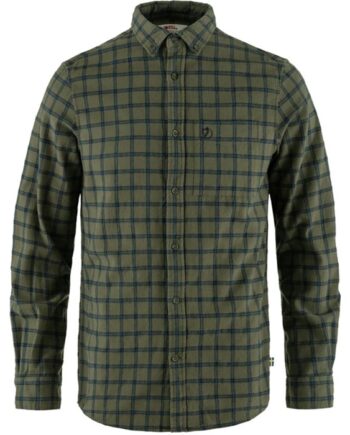 Grøn Fjallraven Vik Flannel Shirt Herre Mænd Laurel Green Indigo Blue 2xl Skjorter - Fjällräven Shirt  - 7323450929237
