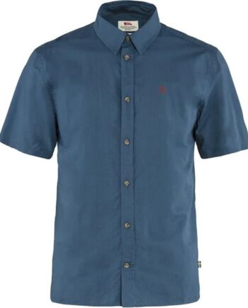 Uncle Blå Fjallraven Vik Lite Shirt Herre Mænd Uncle Blue Skjorter - Fjällräven Shirt  - 7323450686789