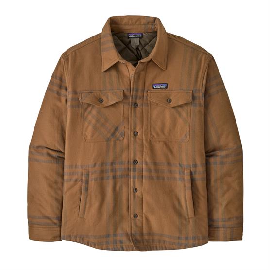 Patagonia Mens Insulated Fjord Flannel Shirt Defend Deer Brown - Patagonia Shirt  - 198077198468