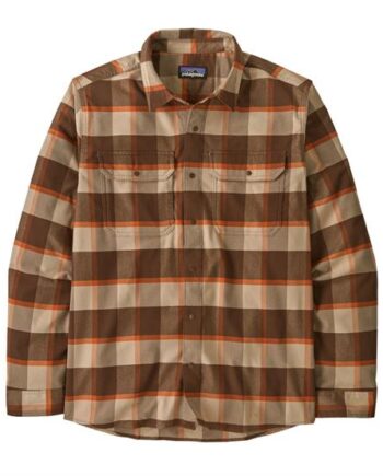 Patagonia Mens Canyonite Flannel Shirt Cliff Molasses Brown - Patagonia Shirt  - 196924473027