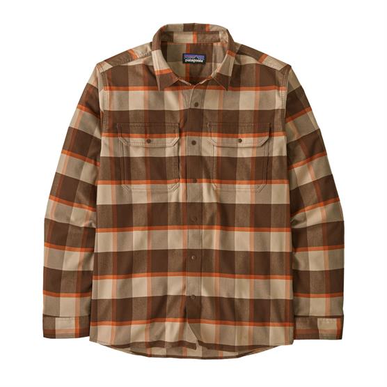 Patagonia Mens Canyonite Flannel Shirt Cliff Molasses Brown - Patagonia Shirt - 196924473027