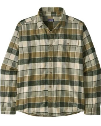Grøn Patagonia Mens Fjord Flannel Shirt Rocky Old Growth Green - Patagonia Shirt  - 198077253334