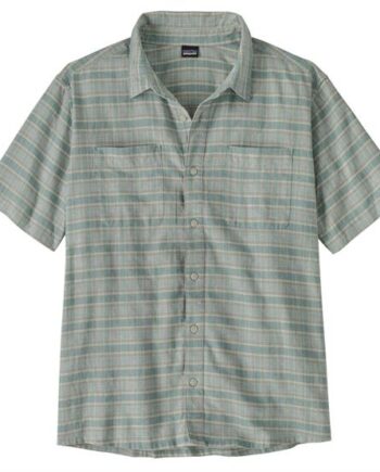 Patagonia Mens Back Step Shirt Stroll Blue Sage - Patagonia Shirt  - 198077656333