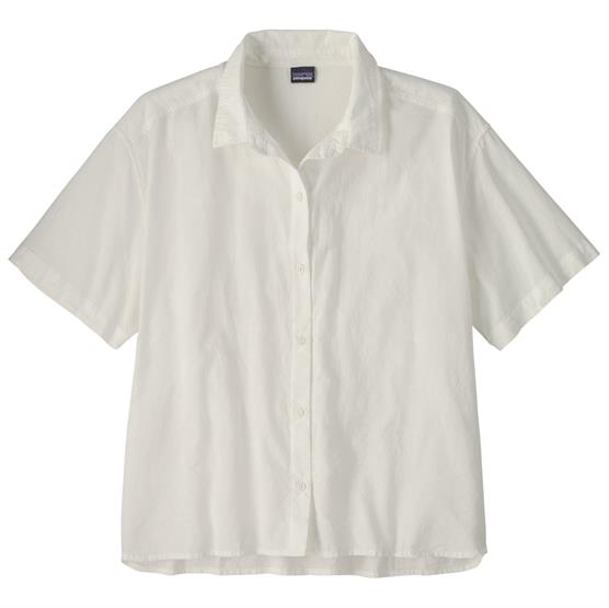Hvid Patagonia Womens Shirt Windowpane Dobby White - Patagonia Shirt - 198077635215