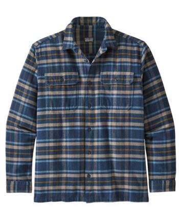 Patagonia Mens Fjord Flannel Shirt Independence Navy - Patagonia Shirt  - 192964660892