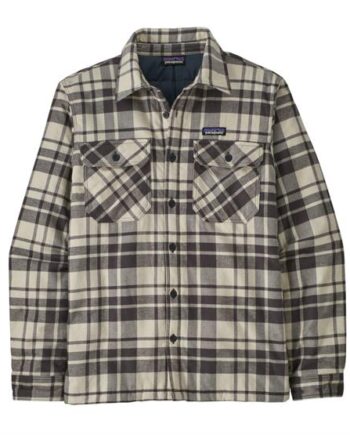 Patagonia Mens Ins Cotton Fjord Flannel Shirt Ice Caps Smolder Blue - Patagonia Shirt  - 195699822733