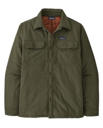 Grøn Patagonia Mens Ins Cotton Fjord Flannel Shirt Basin Green - Patagonia Shirt  - 195699989306