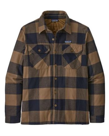 Patagonia Mens Ins Cotton Fjord Flannel Shirt Mountain Plaid - Patagonia Shirt  - 194187925574